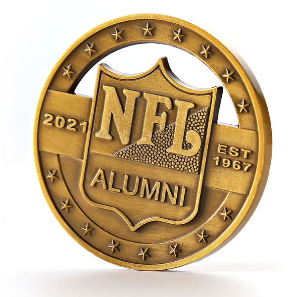 Personalized Soft Enamel Custom Metal Coin with Double Side Design and Customized Logo
