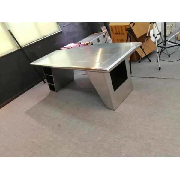 Aluminum aviation desk table metal rivets aircraft wing aviation desk Office Table