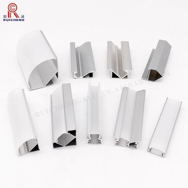 Decorative Aluminum Mounting Channel For Flexible Strip Lights 8.5mm Height