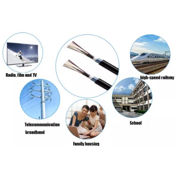 Ядр кабеля связи 4 оптического волокна оптического волокна GYTS