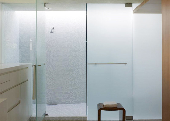 Bathroom Toughened Laminated Glass , Custom Tempered Glass For Shower Walls