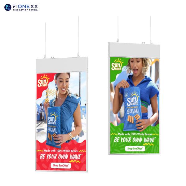 43/49/55inch 700+700nits Double Sided Signage TFT LCD 1080p White