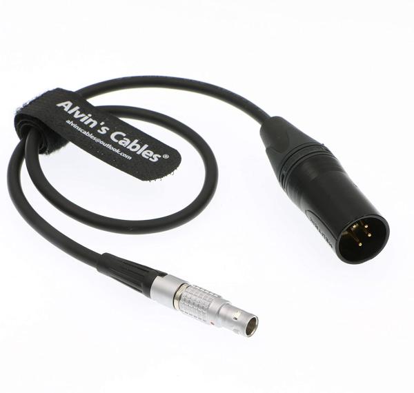Neutrik XLR 4 Pin Male to 2 Pin Male Cable For Teradek Bolt Pro 2000 ARRI