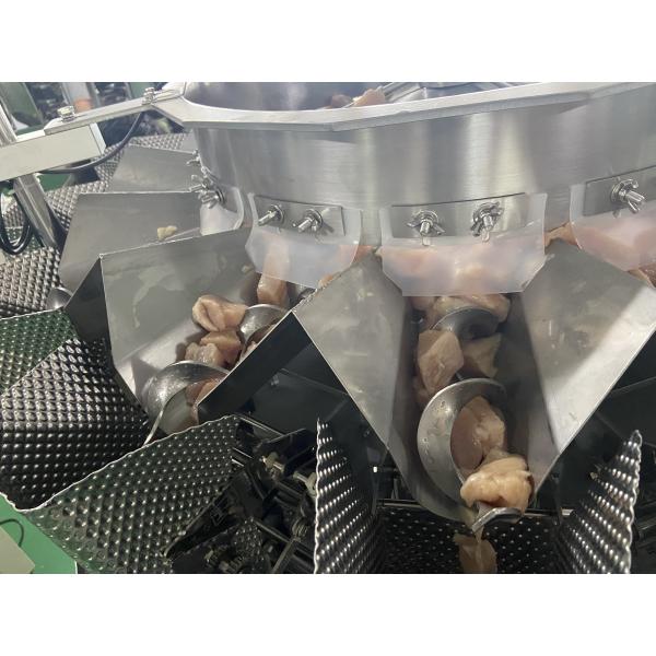 Водоустойчивое сверло SUS304 кормить Weigher Multihead для липких маслообразных свежих продуктов