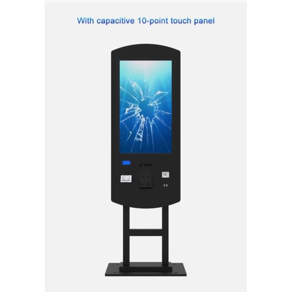32 Inch Touch Screen Interactive Food Ordering Kiosk with Payment System Wireless Network LCD Screen
