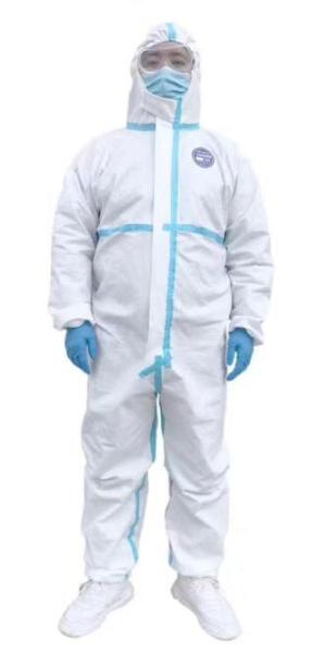 Breathable Isolation Protective Clothing Personal Safety Care Print Logo 