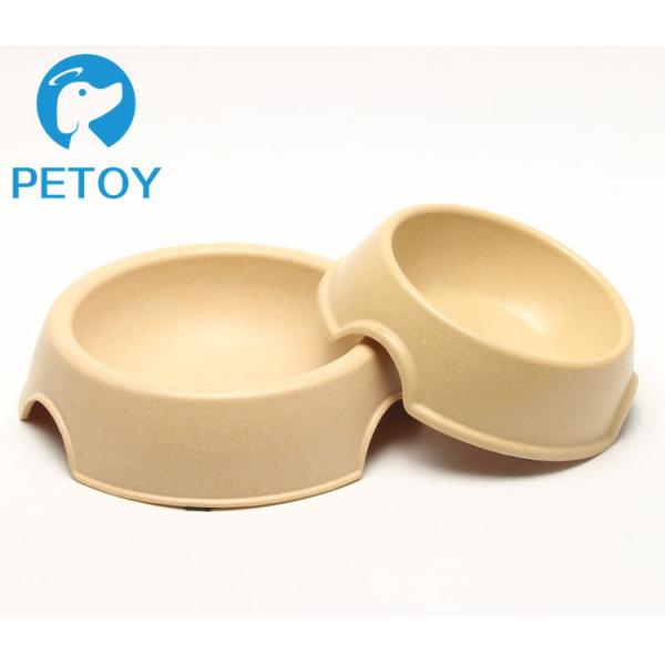 Degradable Bamboo Pet Bowl Commercial Slow Eating Dog Bowl BSCI Approved
