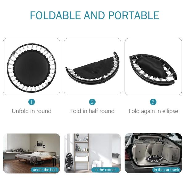 PE PVC Kids Adult Exercise Trampoline , Jumping Gym Trampoline