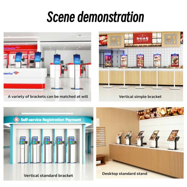 Quiosco de pedidos de autoservicio para farmacias al por menor POS con escáner de códigos de barras Software Android