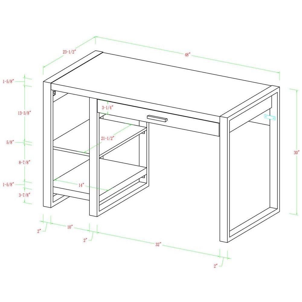 Standard and Customized Modern Style Work Office Desk for Hotel Tables in Nordic Home