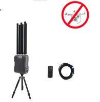 24 horas de trabalho anti-drone UAV jammers