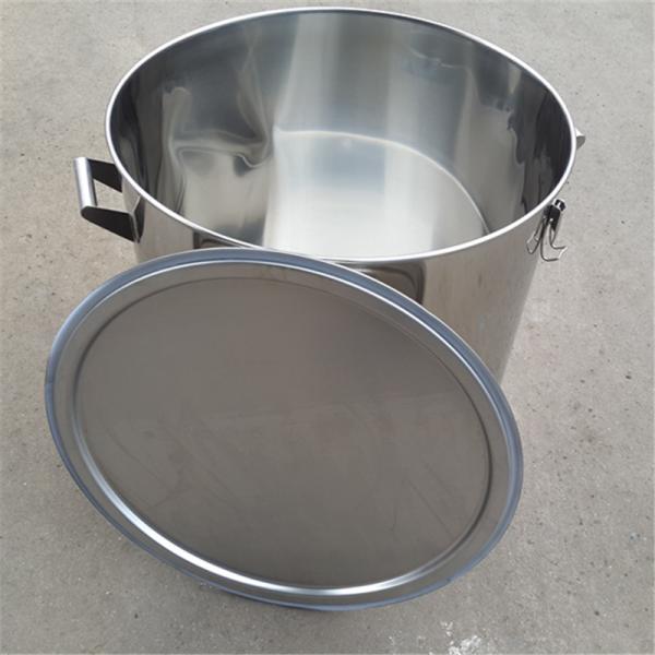 Storage Solution 1.2mm Thickness Stainless Steel Cylindrical Drum SUS304 / SUS316L For Chemical Industry