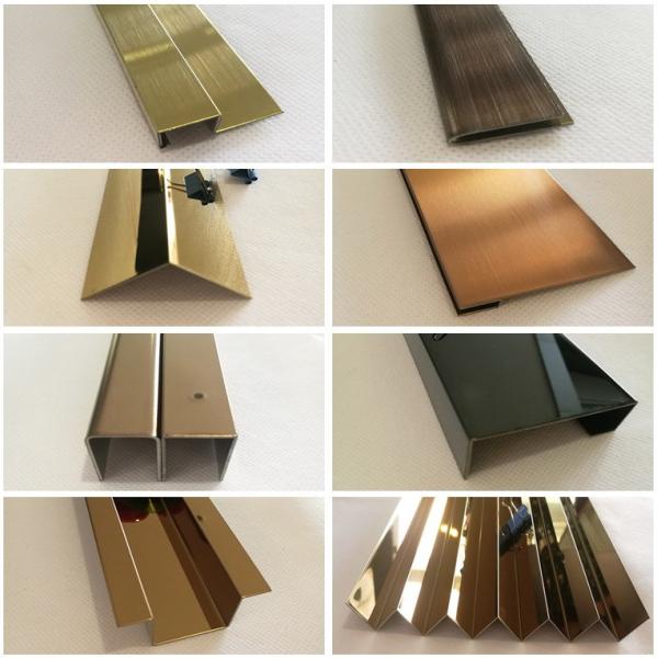 304 Tile Trims Tile Accessory Type gold decorative metal trim made in china