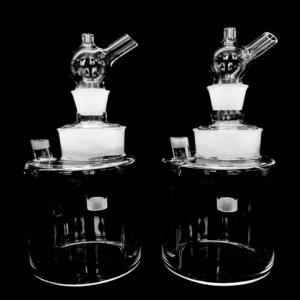 Aparelho de Quartz Customizado Jar Quartz Glass Vacuum Bell Jar