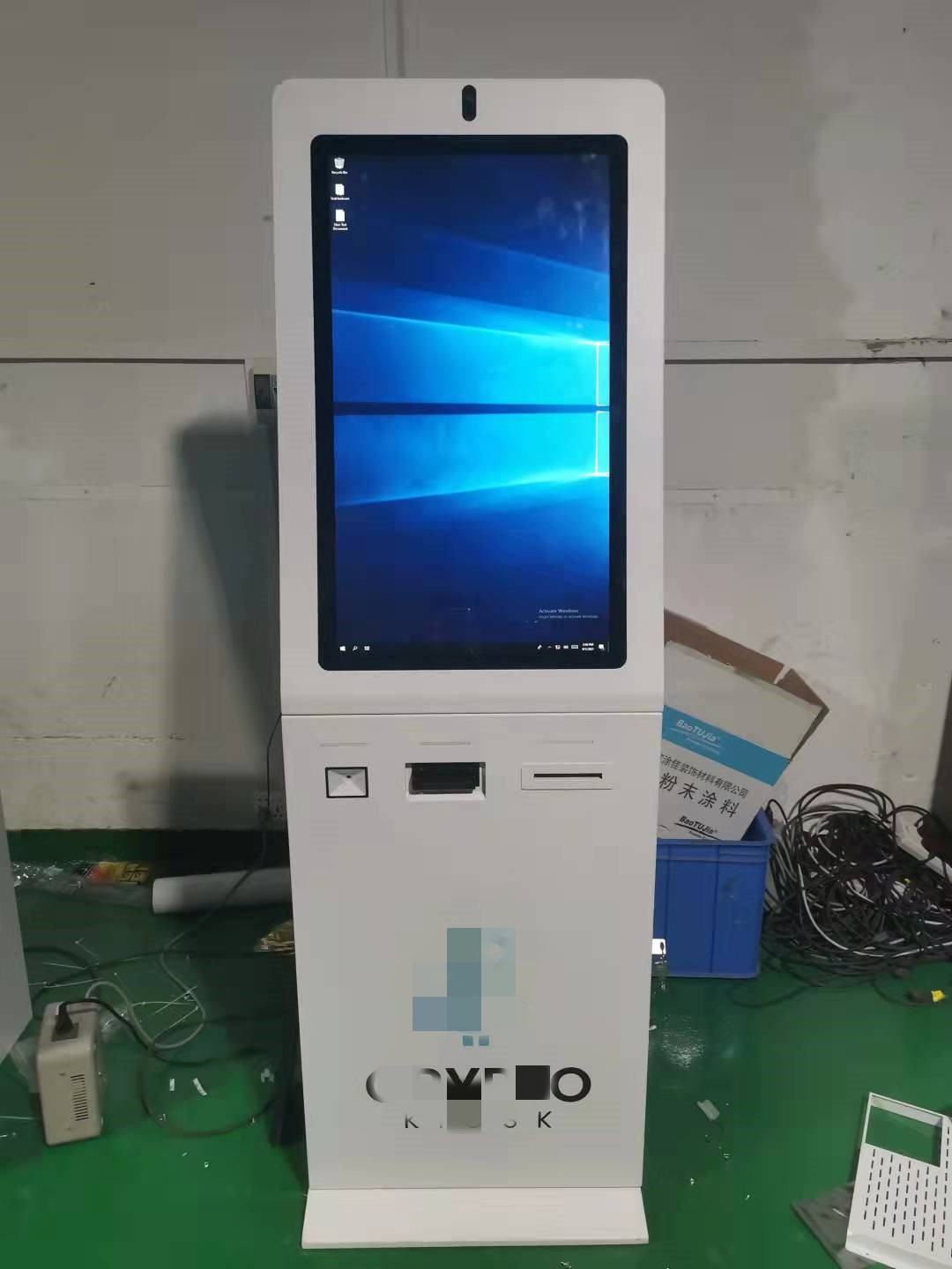 Покупка обслуживания 32inch собственной личности и машина обменом BTM наличных денег киоска ATM Bitcoin надувательства
