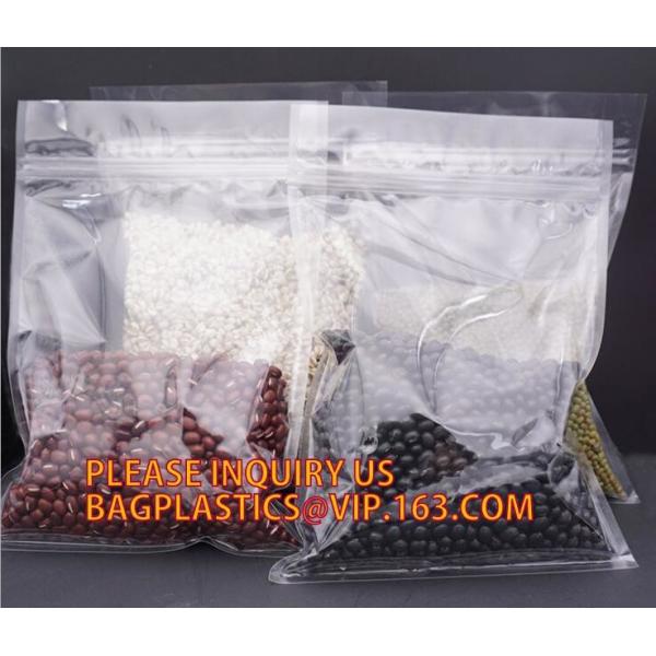 Candy Seal PP Plastic Zip Lock Bag, rice bag, pp rice bags, Freshness Protection Package Self Sealing clear Zip Lock Pla