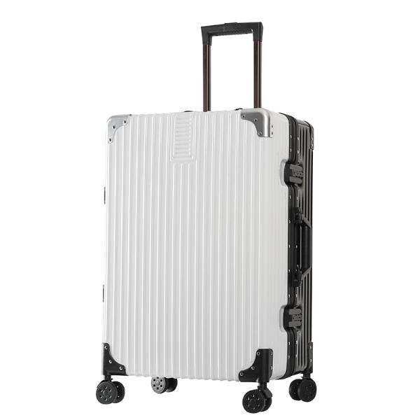 Maleta de metal con marco de aluminio Cerradura de equipaje, maleta para carros, maleta para abdominales de 20 pulgadas maleta combinada de cerradura, maleta de mano, maleta de viaje
