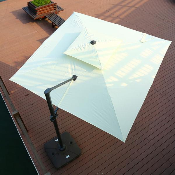 Polyester Fabric Beach Umbrella for Contemporary Design Style Patio Outdoor Furniture
