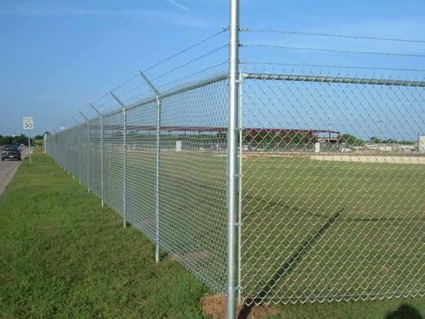 O comprimento 10-200m cerca Heavy Duty do elo de corrente de 9 calibres veste a oposição