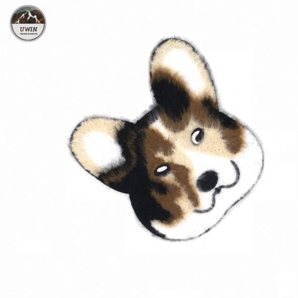 Beautifully Dog Embroidered Sports Patches Handmade For Fashion Clothing