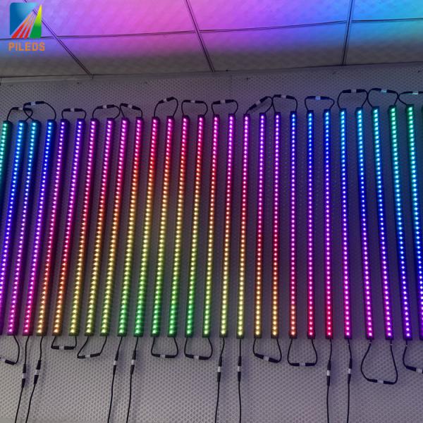 yishuguang BIS LED mi pixel Bar Light LED Pixel Stage Lighting Bar 12v LED Light SPI dmx Pixel mi Bar 16pixels/m Leur résolution est de 12 V