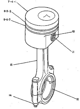 1W-5796 Ring 1W5796 Piston Body .040 Engine 7T-3928 Cylinder Liner 7T3928 Piston