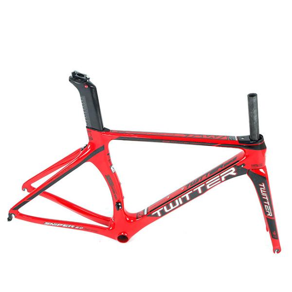 Quadro 46cm da bicicleta de Carbon Fiber Road do ATIRADOR FURTIVO de TWITTER com tamanhos diferentes