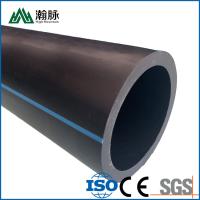 Tubulação de água preta do HDPE do grande diâmetro 300mm da tubulação da matéria prima Pe100 da cor