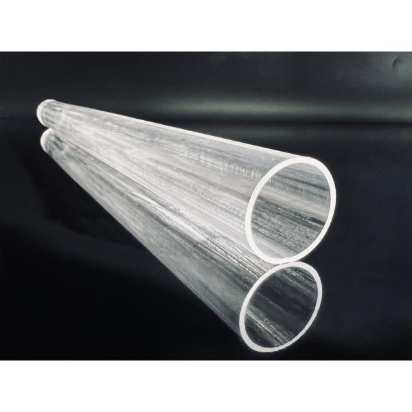 EFG Grown Method Sapphire Tube Customizable Sizes with Wide Transmission Wavelength Range
