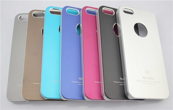 Metal Drawing PC Phone Case For Iphone5 With A Hole