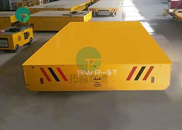 300 Ton Machinery Industry Steel Plate Plant Motorized Load Transport Wagon