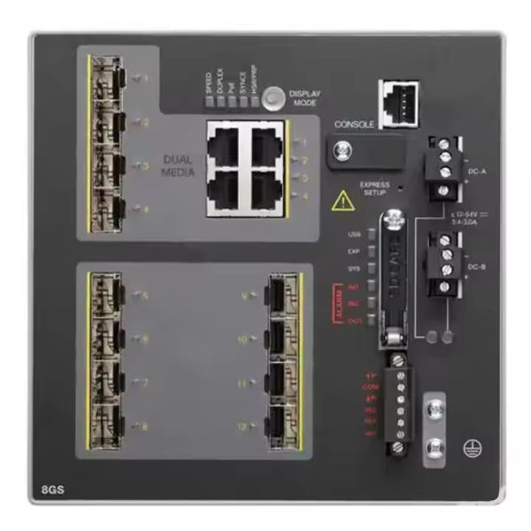 Cisco IE-4000-8GT4G-E Industrial Ethernet Switch 8-Port Gigabit with 68 Gbps Capacity and LAN Base Feature Set