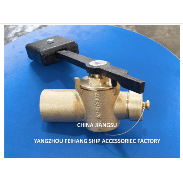 SOUNDING SELF-CLOSING VALVE FH-40A CB/T3778-99  PN2.5 Material - Copper  with BSP internal thread end and 360° rotating rod