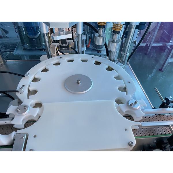 Twin Heads Juice Bottle Capping Machine High Speed Rotary