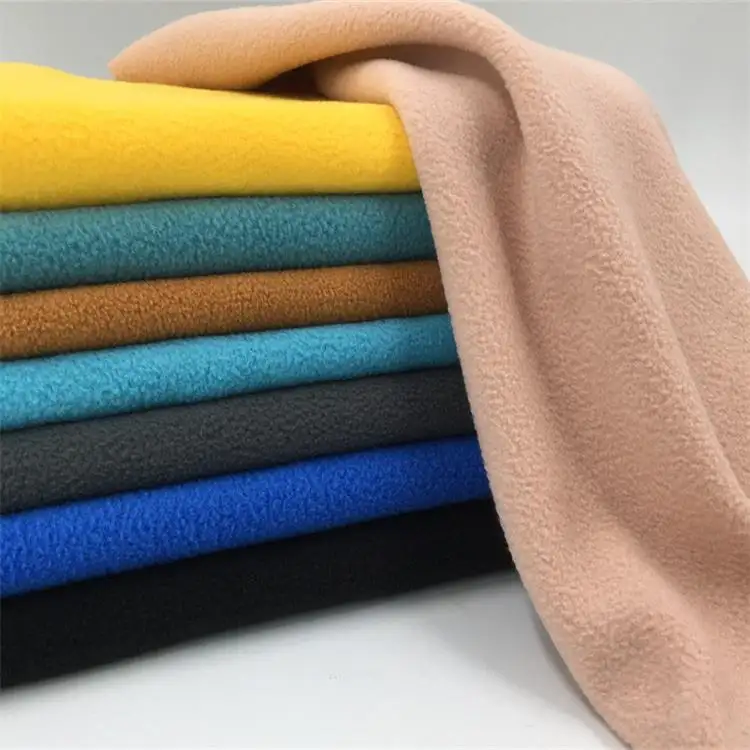 150d*144f Micro Polar Fleece Fabric for Jackets Lining 100% Polyester 155cm Width