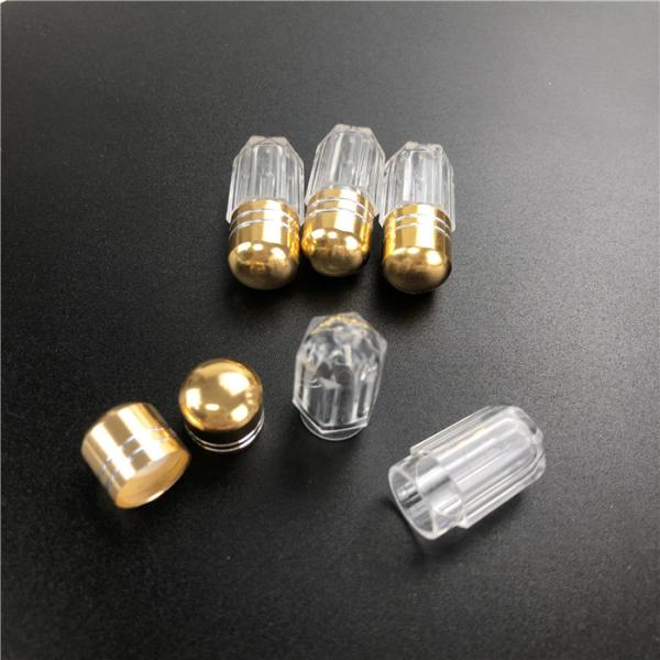 Octagon Style Plastic Medicine Container With Metal Spout For Male Enhancementl Pills