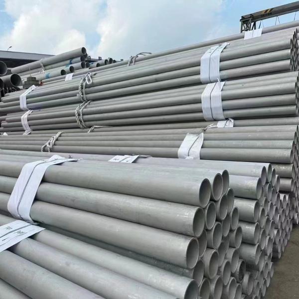 Super duplex 2507 / UNS S32750 Tubo de acero inoxidable DN100 DN200 DN300 Tubo SS duplex