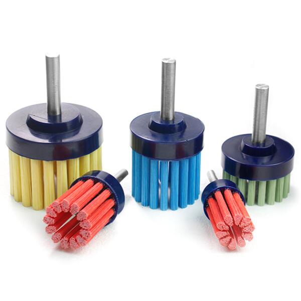 Diamond Disc Sanding Brushes with Shank for Metal Deburring