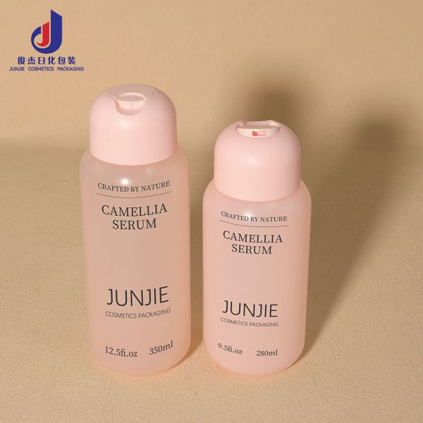 Creative Skin Care and Packaging Set 350ml 280ml 100g 50g Custom logo Soft Touch Plastic Cosmetic Lotion Pump Bottle Cream Jar
