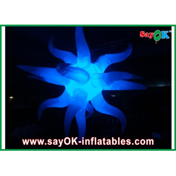 Dia 1m - 3m Nylon Oxford Inflatable Lighting Decoration Pink For Party