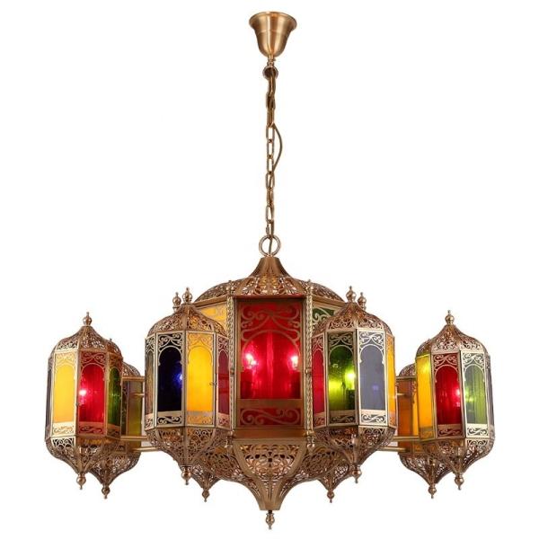 DIY Function LED Vintage Living Room Chandelier Arabian Retro Style