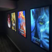 Quadro de menus de restaurantes Caixas de luz publicitárias Quadro de cartaz de filme Caixa de luz LED ultra fina