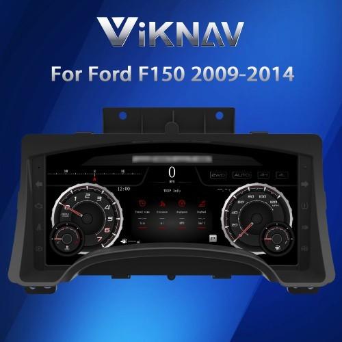 VIKNAV Digital Cluster Car SpeedoMeter para Ford F150 Raptor 2009-2012