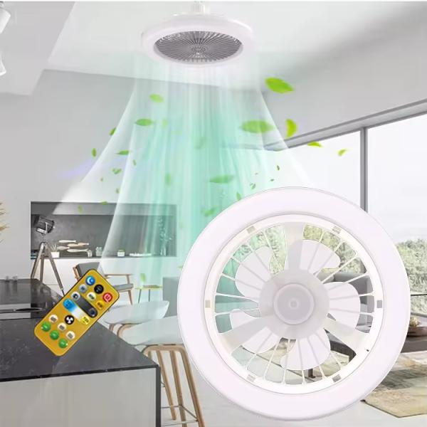New Product Remote Control 3 Gear Wind Speeds E27 Base 6Inch Small LED Ceiling Fans Lights
