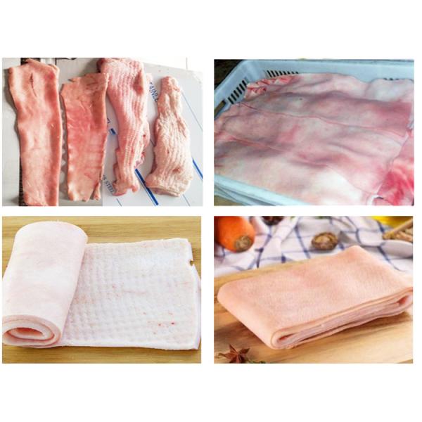 120 KG Meat Cutting Machine Skin Removal Peeling Pork Meat Mincer Grinder