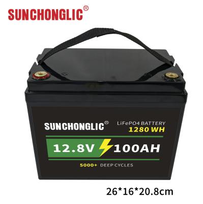 Recreational Vehicles 12.8V 100Ah LiFePO4 Battery Energy Efficiency Convenient