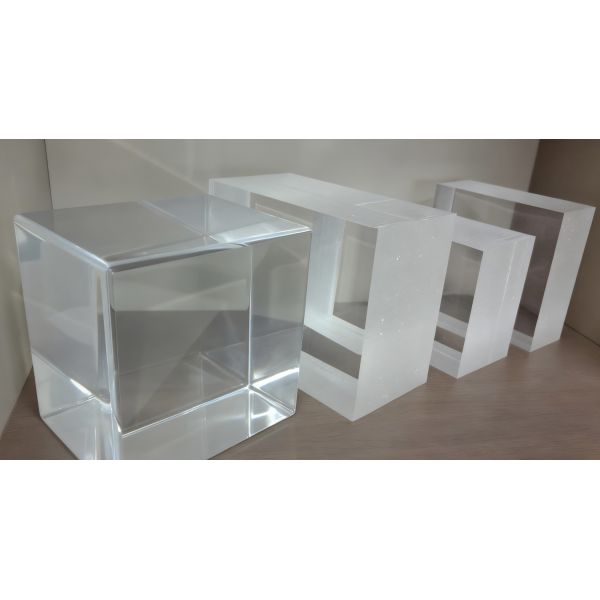 Transparent Acrylic Wall Panels System for Infinity Edge Pool Custom Manufacturing & CNC Cutting Service