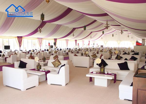 Morden Colorful Party Tent Accessories Lining Polyester Fabric Material Tent Equipment