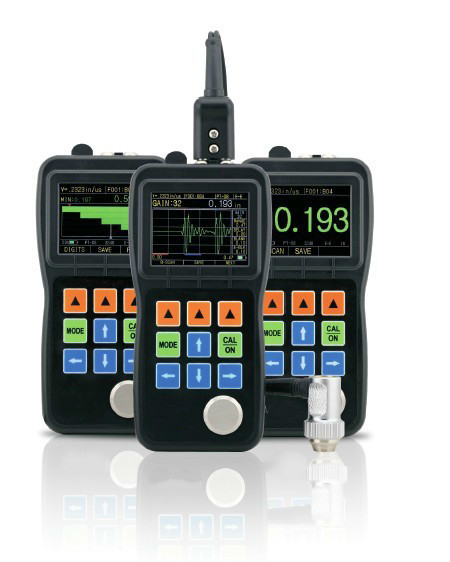 Thru Paint Ultrasonic Thickness Gauge / A-Scan B-Scan through coating thickness