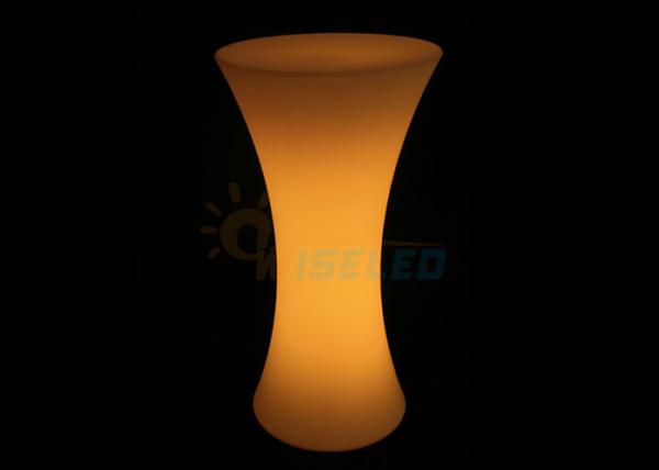 Tabela de cocktail original plástica do diodo emissor de luz do PE com a pilhas recarregável